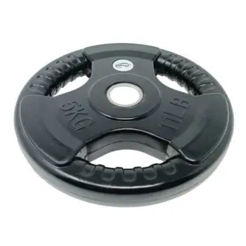 5 kg rubberized disc | Tri-Grip | 28 - 50 mm