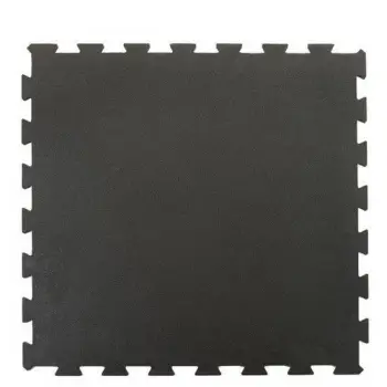 Interlocking rubber flooring - 1x1 m - 1.5 cm | Professional