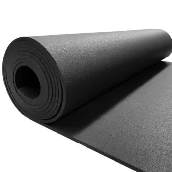 Rouleau de tapis de sol en caoutchouc - 1 cm | Gym Floor