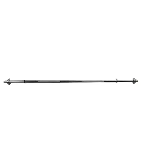 Gym Barbell 120 cm - 25 mm | Schraubverschluss - Vorderansicht