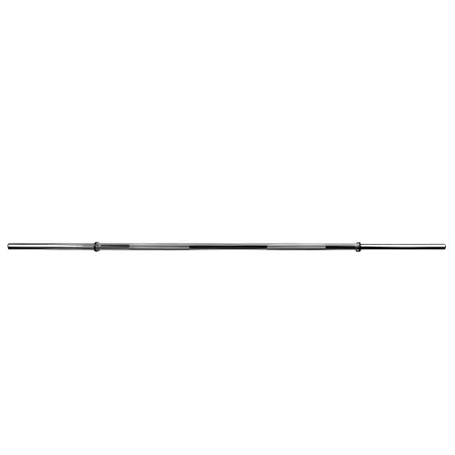 Gym Barbell 150 cm - 25 mm | Spring Closure - Front View