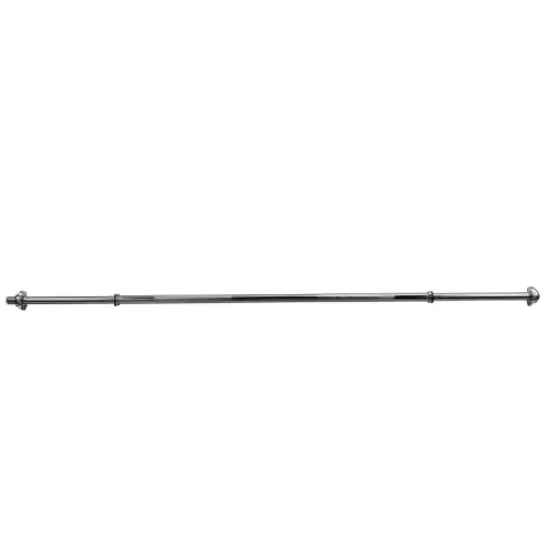 Gym Barbell 150 cm - 25 mm | Schraubverschluss - Vorderansicht