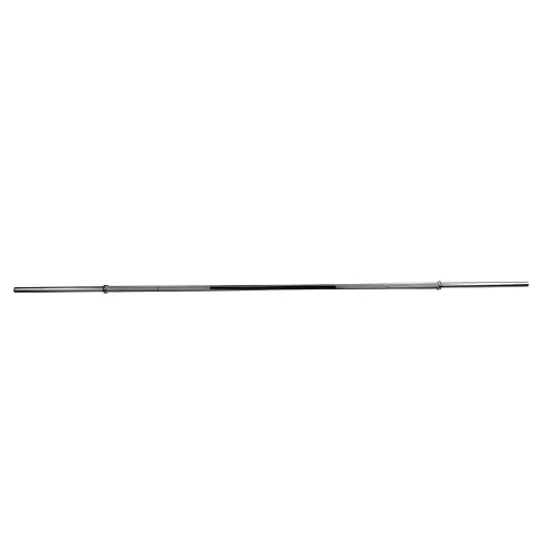 Gym Barbell 200 cm - 25 mm | Federverschluss - Nahansicht - Vorderansicht