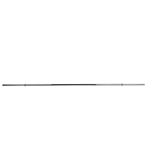 Gym Barbell 220 cm - 25 mm | Federverschluss - Vorderansicht