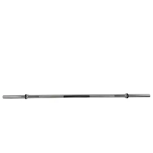 Bodybuilding Barbell 120 cm - 28 mm | Spring Closure - Front View