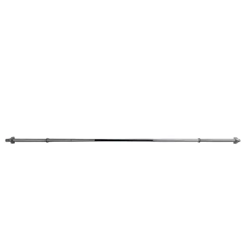 Bodybuilding Barbell 200 cm - 28 mm | Screw Closure - Front View