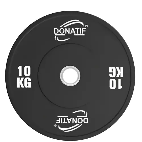 Disco Bumper 10 Kg | Bumper Plate - Foro Olimpico 50 mm - Vista Frontale