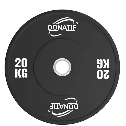 Disco Bumper 20 Kg | Bumper Plate - Foro Olimpico 50 mm - Vista Frontale