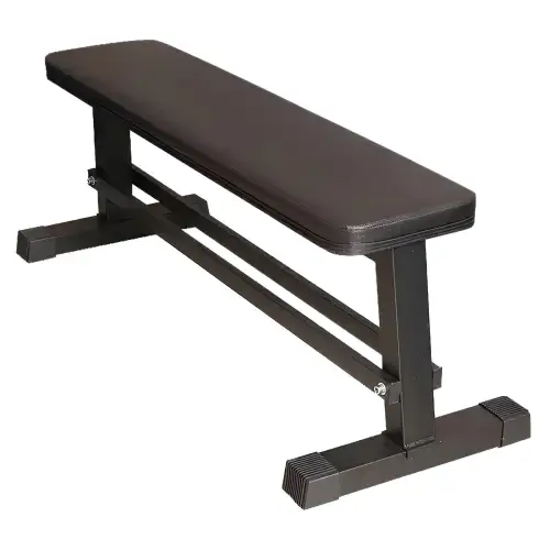 Panca Piana con Porta Manubri - Flat Bench - Vista Laterale