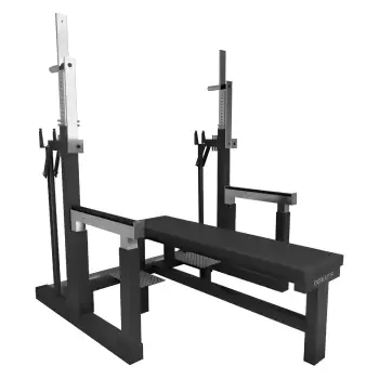 Deluxe Powerlifting Bench - Silver Rack | Best Quality