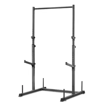 Half Rack with pull-up bar | Adjustable Squat Rack -...