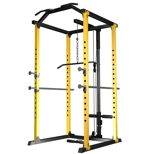 Rack a Gabbia Multifunzione - Lat Machine e Pulley Basso - Visuale Struttura