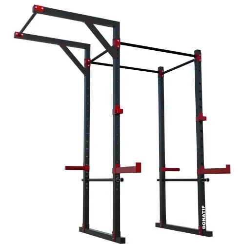 Rack Station - F1 | Barre Pull-Up | Supporto Anelli | Barre Sicurezza - Visuale Struttura