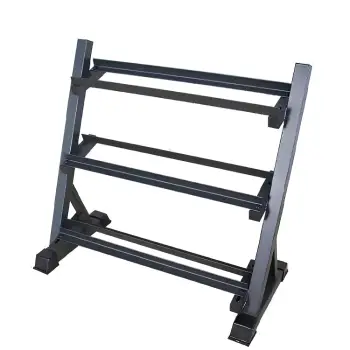 Dumbbell Rack - 3 Shelves | Home Gym - Full View Dumbbell Rack