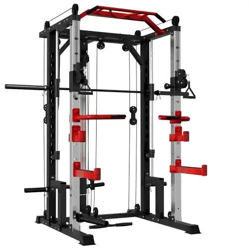 Power Rack Multifunzione | Squat Rack - Multipower - Visuale Completa Struttura