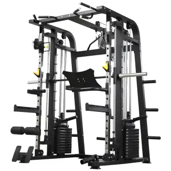 Multifunktionales Rack | Squat Rack - Smith Machine - Beinpresse - Vollansicht Struktur