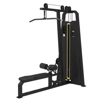 Lat Machine | Pull Back - FMT | Selectable Load | Gymnasium - Full View Tool