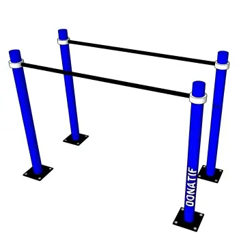 Parallel bars Calisthenics - D100 | Dipstation | Calisthenics | Professional - Full view of equipment