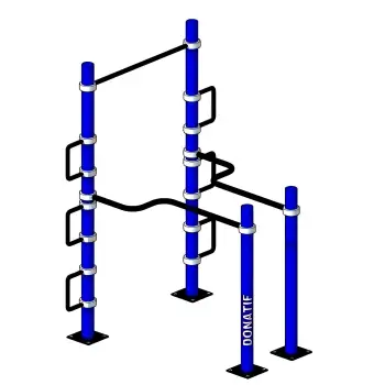 Power Tower Calisthenics - D100 Pro | Curvas paralelas | Barra de tracción - Herramienta de vista completa