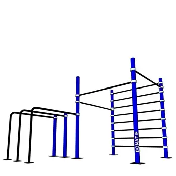 Structure Calisthenics - Extreme D100 | Personnalisable | Intérieur - Vue d'ensemble de l'équipement