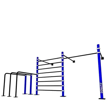 Wandmontiertes Calisthenics Rig - Extreme D100 | Stahl | Professionell | Modular - Full View Tool