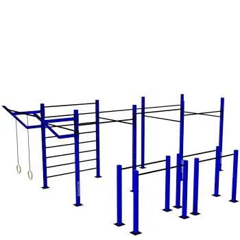 Park Calisthenics Structure - D80 | Rig Callisthenics Freestyle - Vista completa del equipo