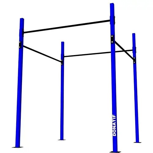 Calisthenics Structure with Traction Bars - D60 | Made In Italy - Full View Tool