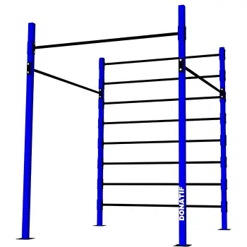 Calisthenics Structure with Backrest - D60 | Adjustable - Modular - Full View Tool