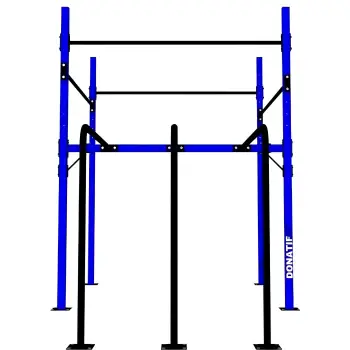 Estructura de Calistenia con Barras Paralelas - D60 | Ajustable - Modular - Full View Tool