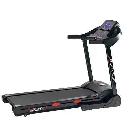 Tapis de course - JK Fitness 117 | Motorisé - Vitesse 18 Km/h - Equipement de visualisation complet