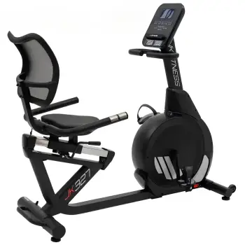 Electromagnetic Horizontal Exercise Bike - JK Fitness 327 - Gymnasium - Full View Tool