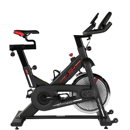 Spinning Bike - JK Fitness 554 | Bici per Indoor | Regolabile - Palestra - Visuale Completa Attrezzo