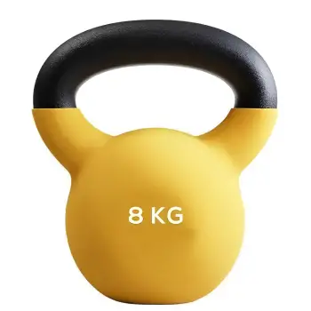 8 Kg Neoprene Coated Kettlebell - Ejercicios Funcionales - Full View Product