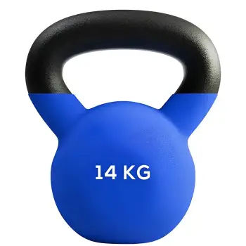 14 Kg Neopren beschichtete Kettlebell - Funktionelle Übungen - Vollansicht Produkt