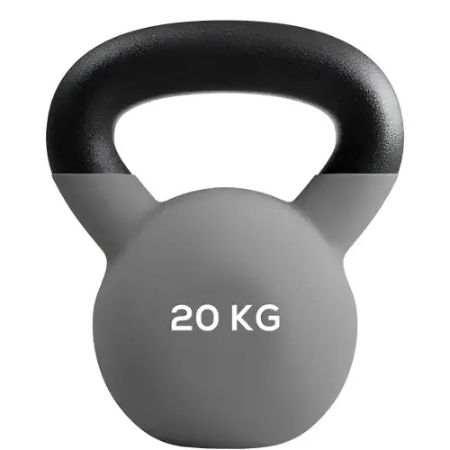 20 Kg Neoprene Coated Kettlebell - Exercices fonctionnels - Vue d'ensemble du produit