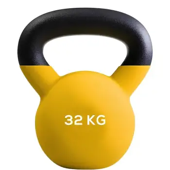 32 Kg Neopren beschichtete Kettlebell - Funktionelle Übungen - Vollansicht Produkt