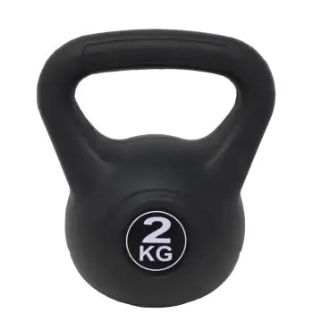 Kettlebell 2 Kg | PVC - Vinyl | Functional Training | Fitness - Weight Overview Product