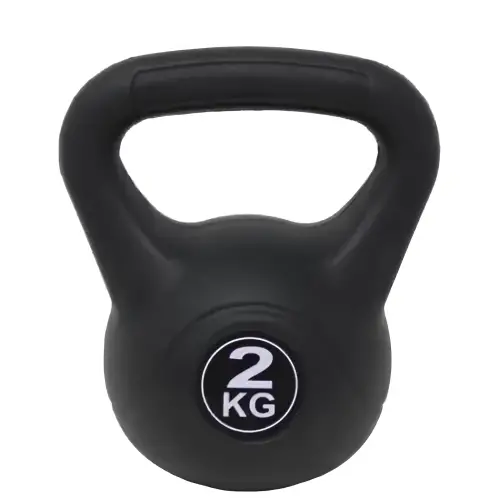 Kettlebell 2 Kg | PVC - Vinyl | Functional Training | Fitness - Weight Overview Product