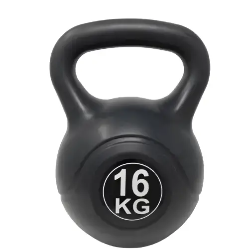 Kettlebell 16 Kg | PVC - Vinile | Allenamento Funzionale | Fitness - Visuale Completa Prodotto