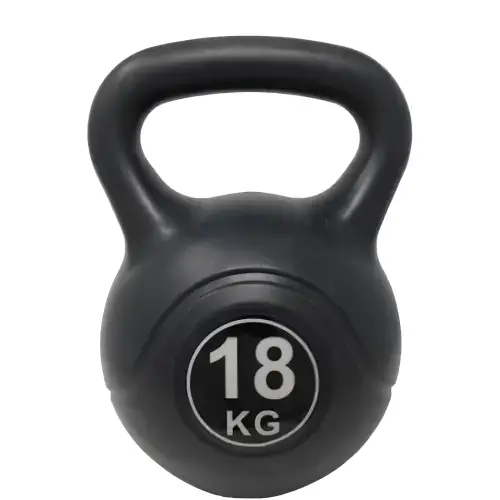 Kettlebell 18 Kg | PVC - Vinile | Allenamento Funzionale | Fitness - Visuale Completa Prodotto