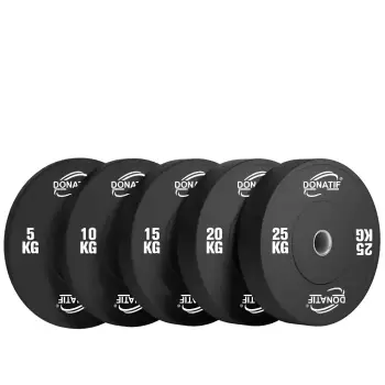 Bumper Discs Set - 250 Kg | Olympic Rubber Weights - Professional - Full View Discs