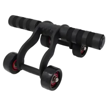 AB Wheel Roller - 4 Räder | Bauchmuskeltrainer | Fitness - Vollansicht