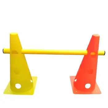 Training Cones - Adjustable Obstacles | Gymnasium - Full View Cones and Bars