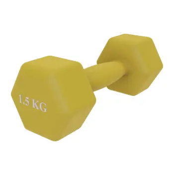 Rutschfeste Vinyl-Hantel - 1.5 Kg | Fitness Gewicht - Gym