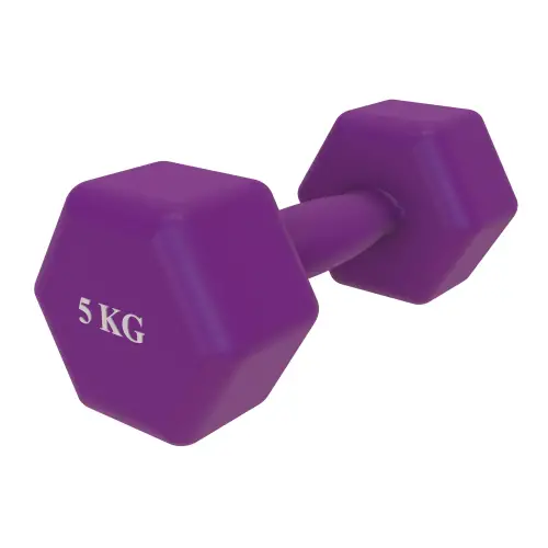 5 Kg Vinyl Dumbbell - Non-slip | Fitness