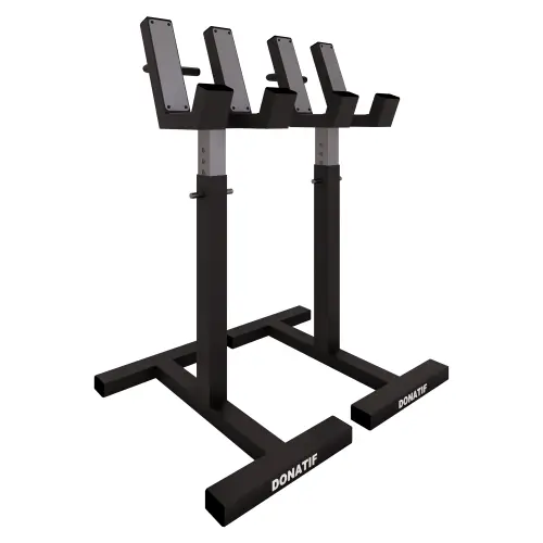 Dumbbell Spotter Stand - Regolabile | Realizzato su Misura