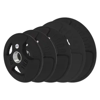 Set Rubberized Discs with Handles - 1000 Kg |...