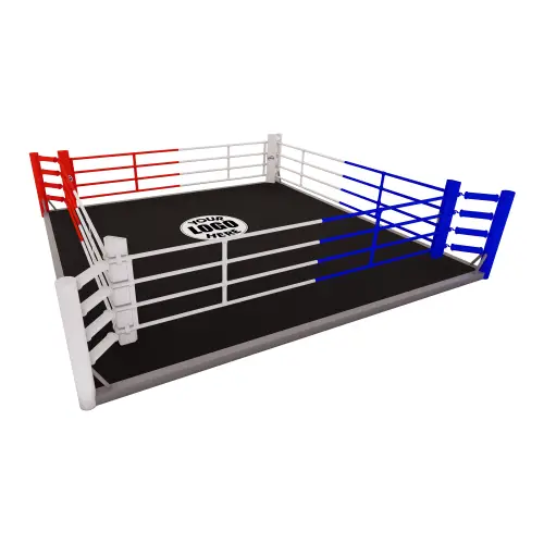 Ring de boxe - Boxe | Ring au sol | Taille variable