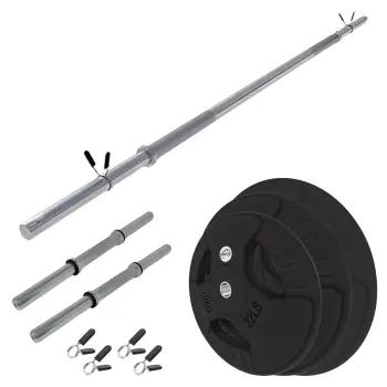 Set Bilanciere e Manubri con 160 Kg Dischi | Kit...