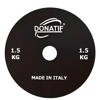 Microcarico da 1,5 Kg - Foro 28 mm | Acciaio Calibrato | Small Plate - Palestra - Visuale Completa